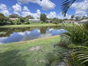 Pond view behind 2461 Gold Oak Ct E in Colonial Oaks