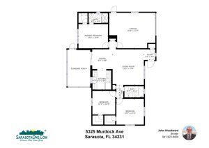 5325 Murdock Ave, Sarasota FL 34231 Floor Plan