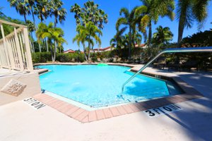 The Pool at Mara Villa in Prestancia, Sarasota, FL is heated