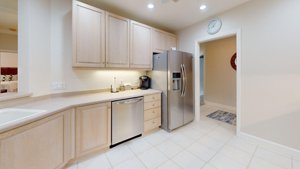 Spacious kitchen at 7434 Botanica Parkway Unit 101.