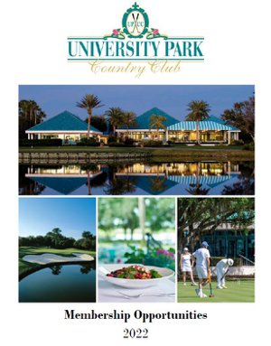 Checkout the membership opportunities at University Park