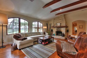 3057 Bird Rock Pebble Beach living room and kitchen
