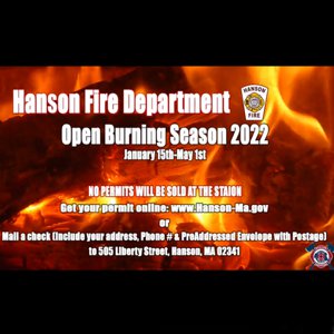 Hanson Burn Permit Jan-May 1st