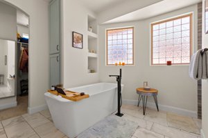 Renovated primary bathroom in Ivins Utah home