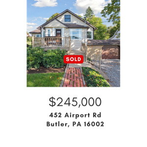 452 Airport Rd Butler, PA 16002