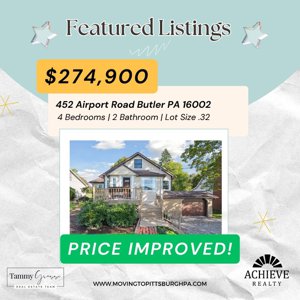452 Airport Rd, Butler, PA - Price Improved
