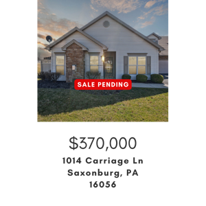 1014 Carriage Ln Saxonburg, PA 16056