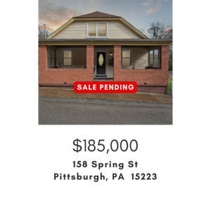 158 Spring St Pittsburgh, PA 15223