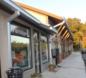Strip of Antique shops in Chamblee