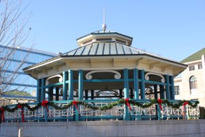 The bandstand in the Decatur Square