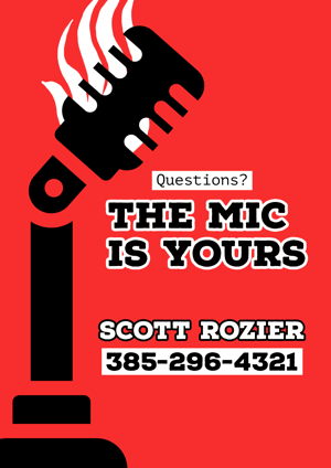 Stand up to the mic and ask Scott Rozier real estate questions