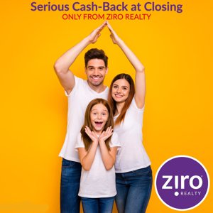 Cash back at closing from Ziro Realty Windermere
