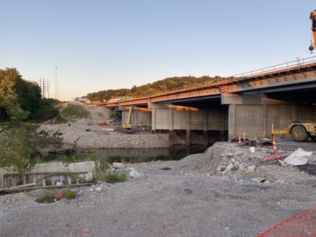 New footbridge at 44 Into Sunset Hills