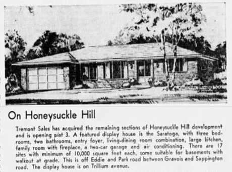 Honeysuckle Hill Home sales
