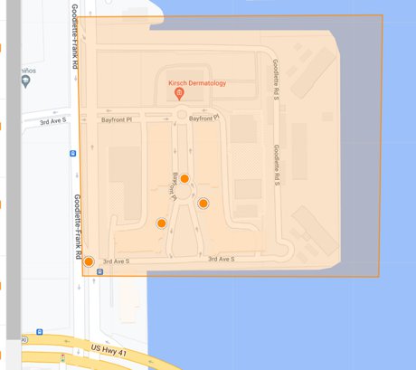 Bayfront Naples condo map