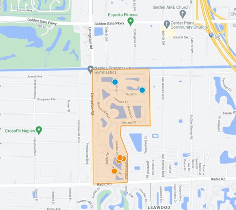 Briarwood Naples map search