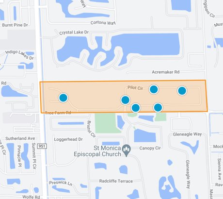 Compass Landing property map search