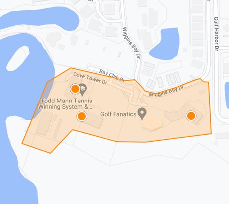Cove Towers waterfront condo map search