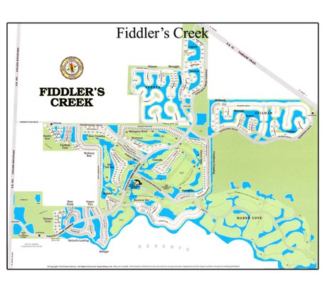 Fiddlers Creek Luxury Golf Resort Home Search Map
