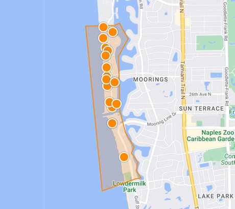 Moorings waterfront condominium map search