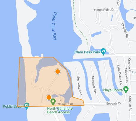 Naples Cay condominium map search