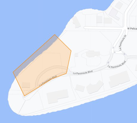 Twin Dolphins Isles of Capri condo map search