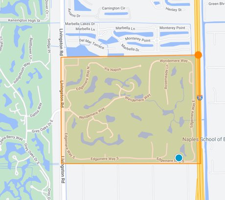 Commons at Wyndemere map search