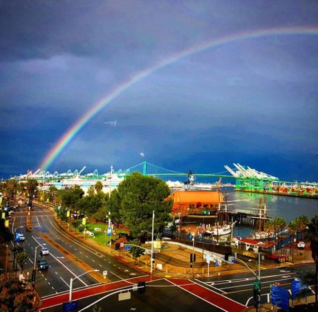 San Pedro Rainbow After Storm