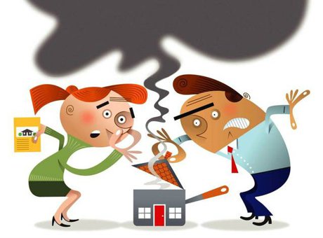 Smoke smelly house