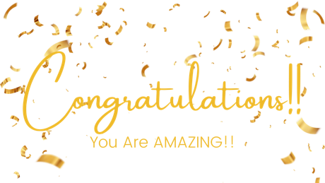 CONGRATULATIONS