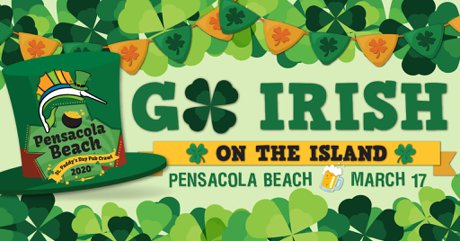 St. Paddy's Day Pub Crawl, Pensacola Beach FL