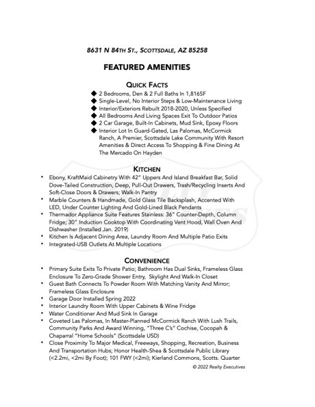 Featured Amenities- P1