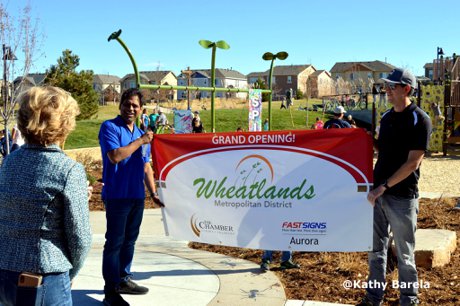 Wheatlands Metro District Grand Opening Banner 