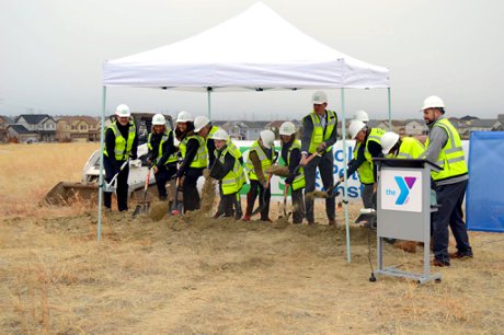 Ground Breaking Event The Aurora YMCA Wheatlands Project 