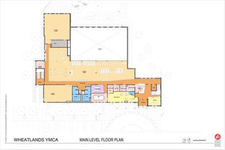 Main Level Floorplan Wheatlands YMCA Aurora, CO 