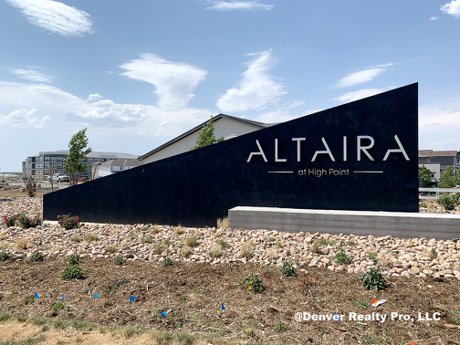 Altaira at Hight Point Neighborhood Monument Denver, CO
