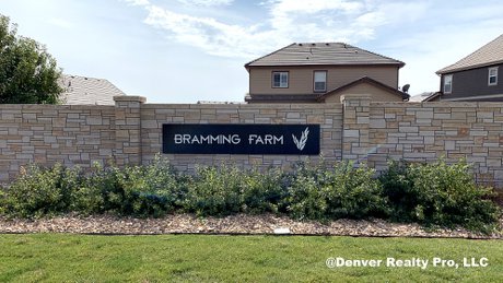 Bramming Farm Neighborhood Entrance Thornton,CO