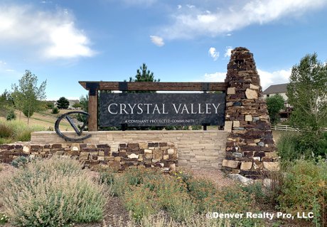 Crystal Valley Ranch Neighborhood Monument Castle Rock, CO