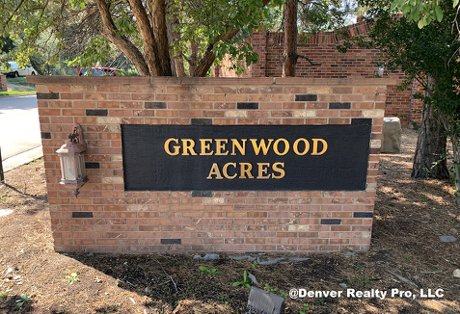 Greenwood Acres Community Monument Greenwood Village, CO