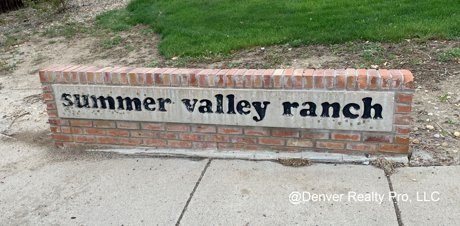 Summer Valley Community Monument Aurora, CO 