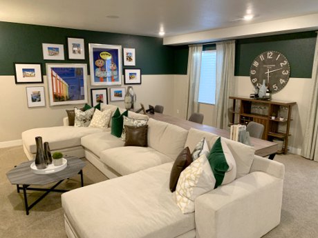 KB HOME Paired Villas Finished Basement The Canyons