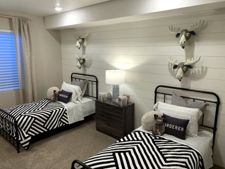 KB HOME Paired Villas Basement Bedroom The Canyons 