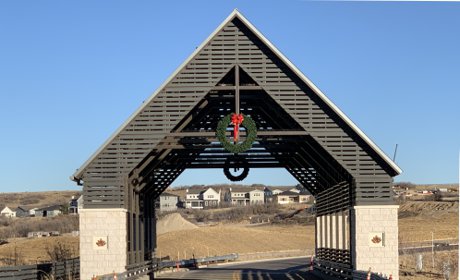 The Bridge located in The Canyons at Castle Pines, CO. 