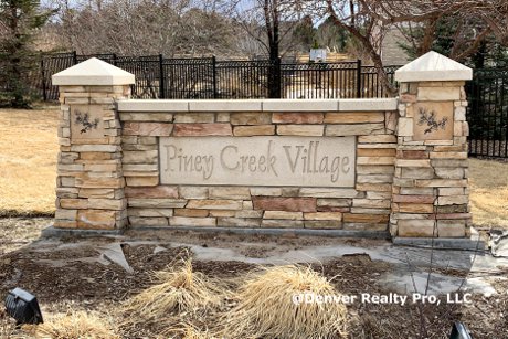 Piney Creek Village Community Monument Centennial, CO 