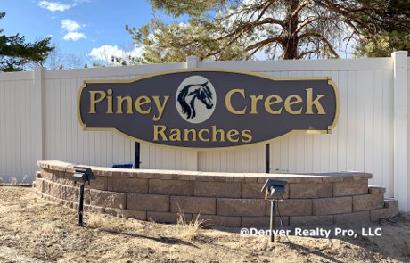 Piney Creek Ranches Community Monument Centennial, CO 