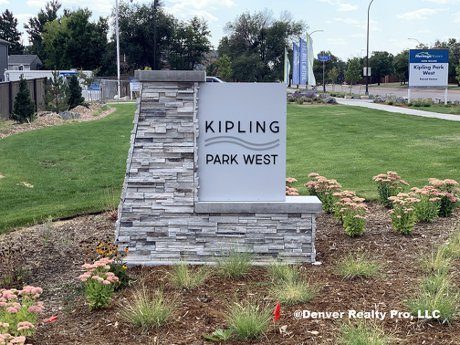 Kipling Park West Neighborhood Monument Denver, CO