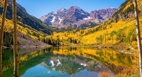 Maroon Bells Fall Colors Colorado