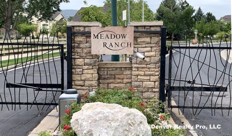 Meadow Ranch Neighborhood Monument Littleton, CO