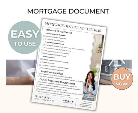 Mortgage Document Checklist
