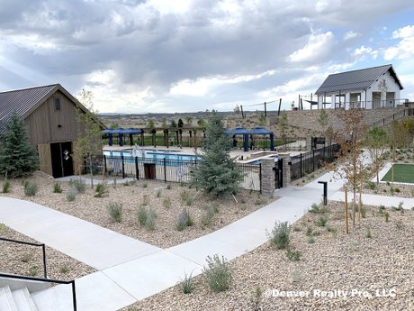 Montaine Neighborhood Pool and Clubhouse Castle Rock, CO